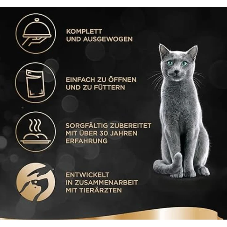 Sheba Katzenfutter Nassfutter Selection in Sauce, Herzhafte Komposition, 85 g Portionen für ausgewachsene Katzen, ohne künstliche Farb- und Konservierungsstoffe – Bild 4
