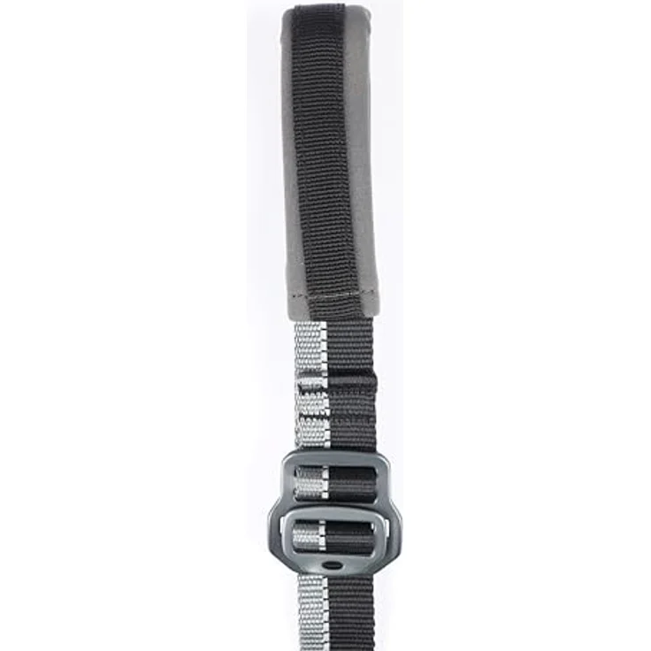 Mountain Paws Laufleine für Hunde, Hand- oder Taillenmontage mit stoßdämpfendem Gurtband, 1,4 m, Neopren-Griff – Bild 4