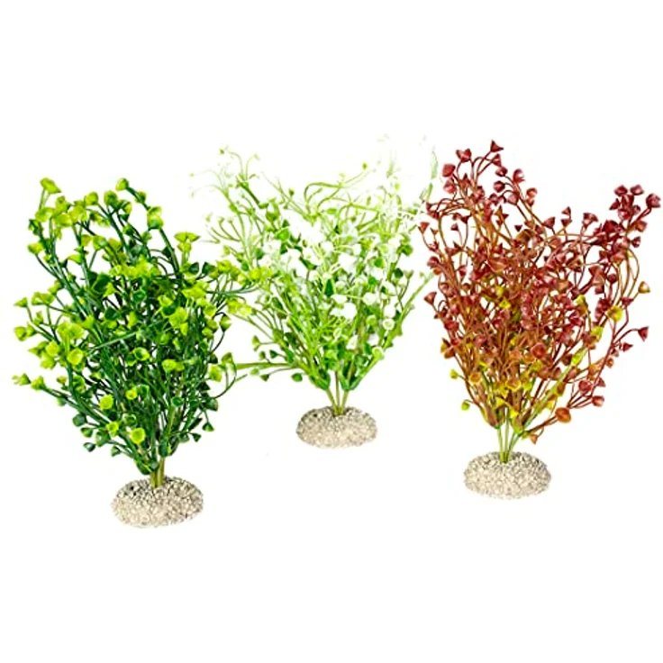 EBI Aqua Della Bacopa Set M, Künstliche Pflanze für Aquarien-Dekoration, unverzichtbare Unterschlüpfe für Fische und Reptilien – Bild 2