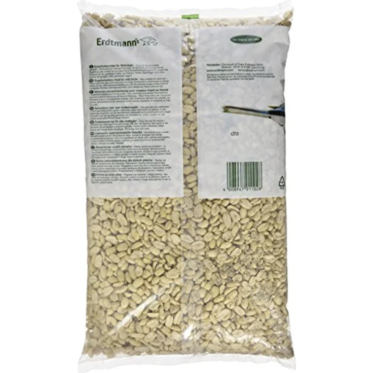 Erdtmann's Erdnussbruch, 2,5 kg, hochwertige Erdnüsse für Wildvögel und Eichhörnchen – Bild 2