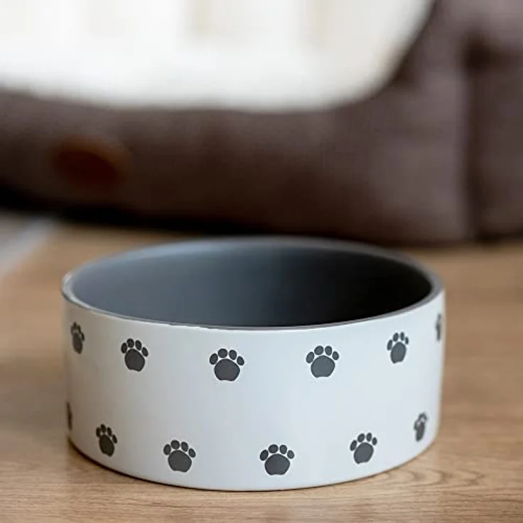Nobby Hunde Keramiknapf PATA creme grau Ø 12 x 4,5 cm 250 ml – Bild 5