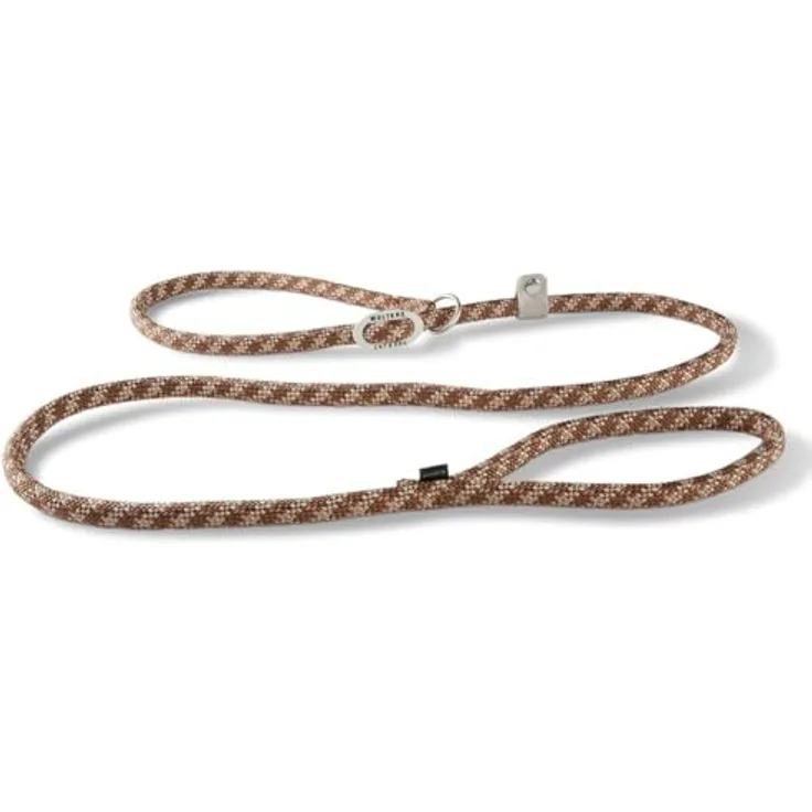 Wolters Everest-Tauprogramm Moxonleine, 180 cm x 1,3 cm, tabac/sand, robuster Nylon-Materialmix, Halsband + Leine mit Zugbegrenzer