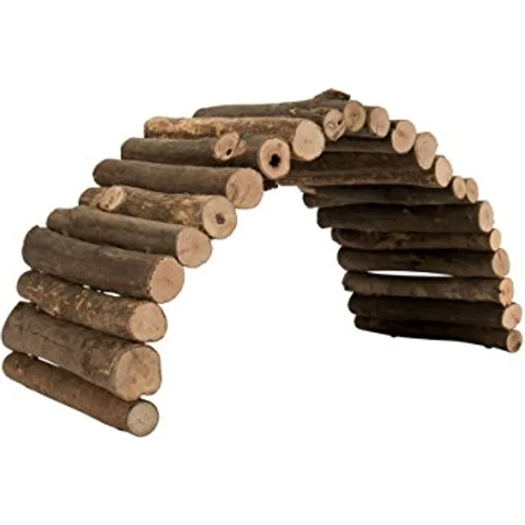 Tyrol Große Holzstäbe für Nagetier/Kaninchen, anpassbar in Spielraum/essbar, 65 cm