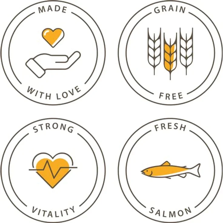 I Love My Cat Hochwertiges getreidefreies Trockenfutter mit frischem Lachs und hohem Omega-3-Gehalt für Katzen - 1,2 kg - Ideal für eine gesunde Ernährung – Bild 5