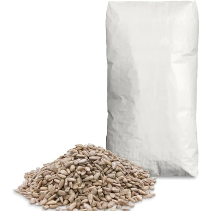 Supravit Sonnenblumenkerne Vogelfutter 25kg geschält, Nährstoffreiches Ganzjahresfutter für Wildvögel, Deutsche Herkunft – Bild 1