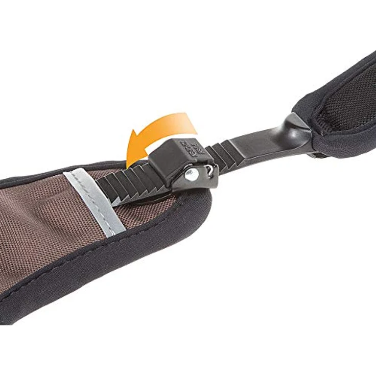 Ferplast ERGOTREKKING XS Hundegeschirr, Ausbruchsicheres, Gepolstertes Geschirr für kleine Hunde mit 6 Verschlüssen, Reflektierend, Ideal für Windhunde, Grau – Bild 5