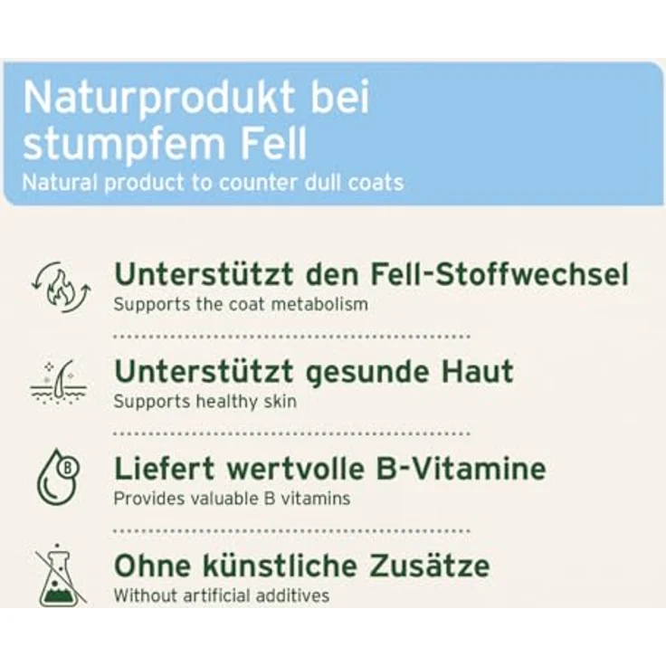AniForte Reine Bierhefe für Pferde 2,5kg - Pferde Bierhefe Pulver mit B-Vitaminen für vitale Haut und glänzendes Fell, unterstützt die Verdauung – Bild 3