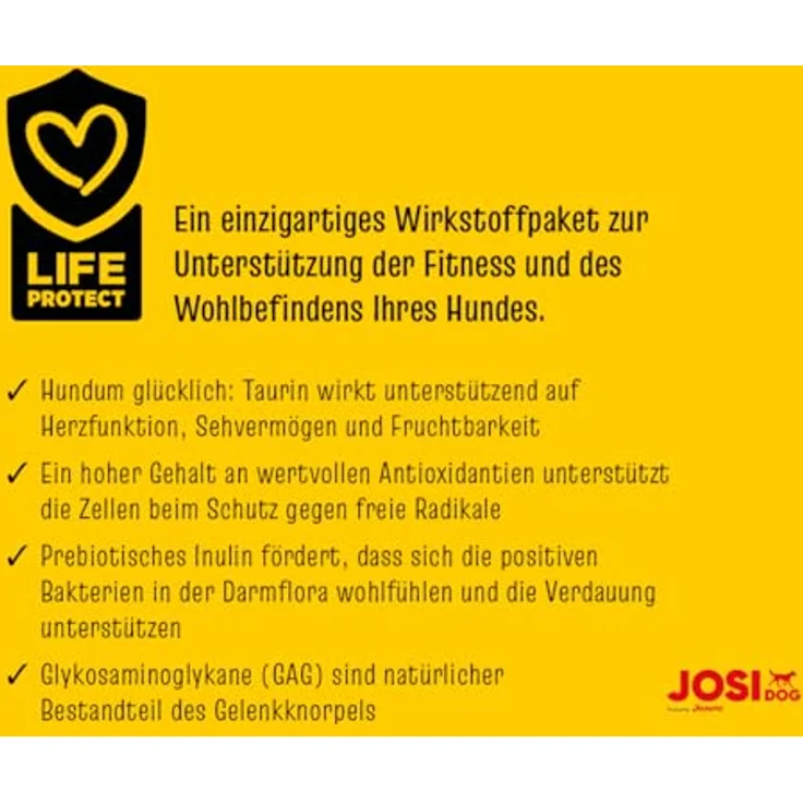 JosiDog Regular Huhn, glutenfreies Hunde-Trockenfutter mit 80% tierischem Protein, 15 kg – Bild 2