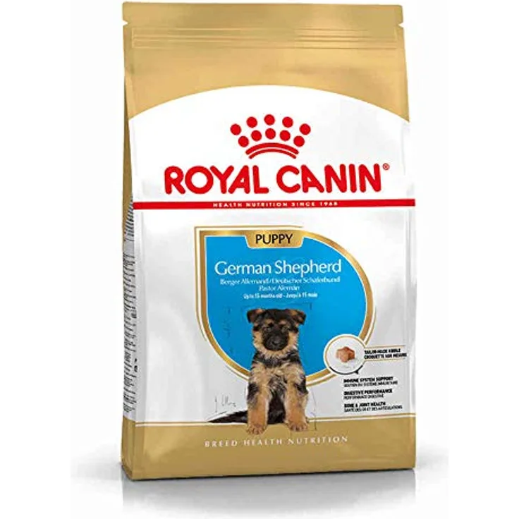 ROYAL CANIN German Shepherd Puppy, Hundefutter für Welpen bis 15 Monate, 12 kg, unterstützt das Immunsystem und fördert das Wachstum