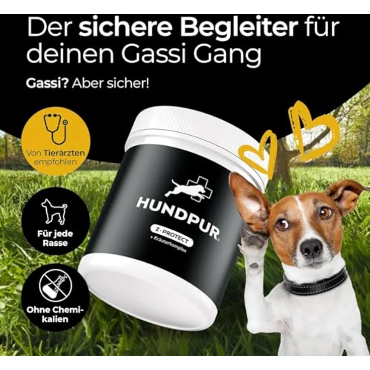 Hundpur Z-Protect 300 g, Pellets für Hunde mit Schwarzkümmelöl & Zistrose, natürliche Formel für alle Rassen, Made in Germany – Bild 2