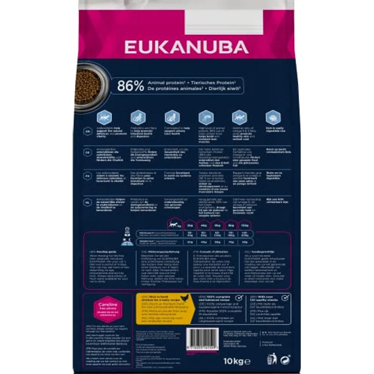 Eukanuba Sterilised Katzenfutter, fettarmes Premium Trockenfutter für Gewichtserhalt bei sterilisierten Katzen, 10 kg – Bild 2