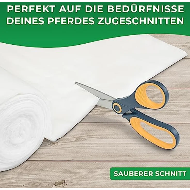 CHEVAL GARDE® Mullwatterolle Pferd 40cm x 5m, Hochwertige Verbandwatte für Huf-, Wund- und Angussverband, extrem saugstark und reißfest – Bild 4