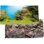 Juwel Aquarium Poster 1 S, Rückwanddekoration für Aquarien 60 x 30 cm, 2 verschiedene Motive