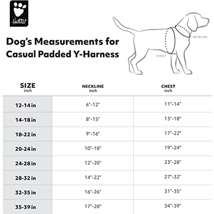 HURTTA Hunde-Leuchtgeschirr Casual Y-Geschirr schwarz, Verstellbarer Brustgurt und hohe Sichtbarkeit – Bild 7