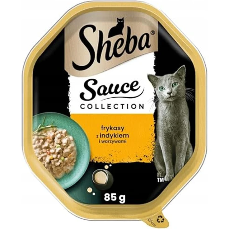 SHEBA® Schale Sauce Collection Frikassee mit Truthahn und Gemüse, Katzennassfutter ohne künstliche Farb- oder Konservierungsstoffe, 1 x 85g – Bild 2