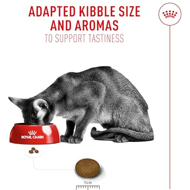 ROYAL CANIN Fussy Exigent, 2 kg Alleinfuttermittel für ausgewachsene wählerische Katzen, proteinreich mit spezieller Krokettenform und drei Aromenprofilen – Bild 2