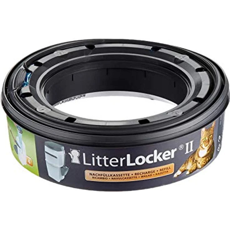 LitterLocker ll Nachfüllkassette 1, hygienische Folie für geruchlose Entsorgung, ca. 2 Monate Nutzung – Bild 1