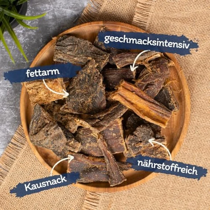 Lyra Pet® Rinderherz getrocknet 5 kg, naturbelassener Kausnack für Hunde, proteinreich und fettarm – Bild 2