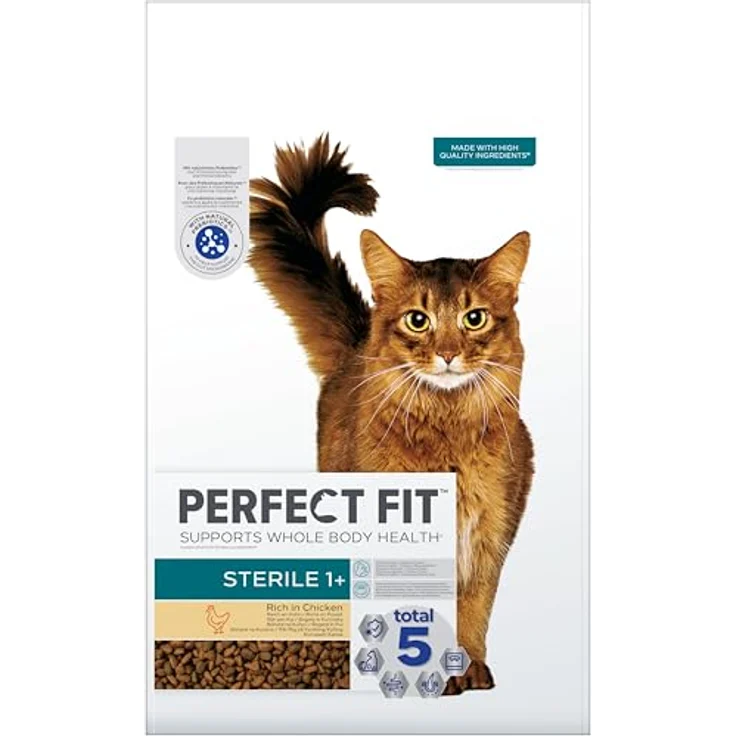 Perfect Fit Katze Sterile 1+, Trockenfutter mit Huhn, 7kg – Bild 2