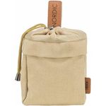 TRIXIE Leckerlibeutel BE NORDIC, Snack-Tasche aus Baumwolle/Polyester, Ø 10 x 14 cm, sand