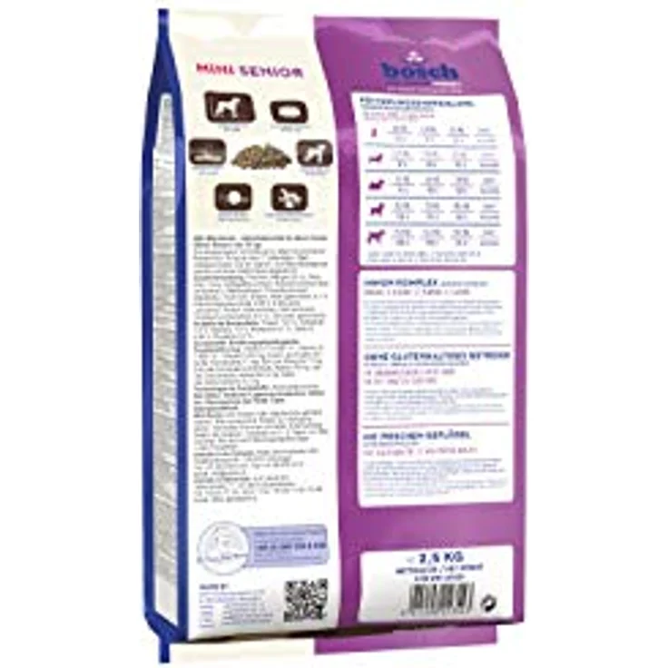 Bosch Mini Senior Geflügel, Hundefutter mit 25 % frischem Geflügel, glutenfrei, 2,5 kg – Bild 4