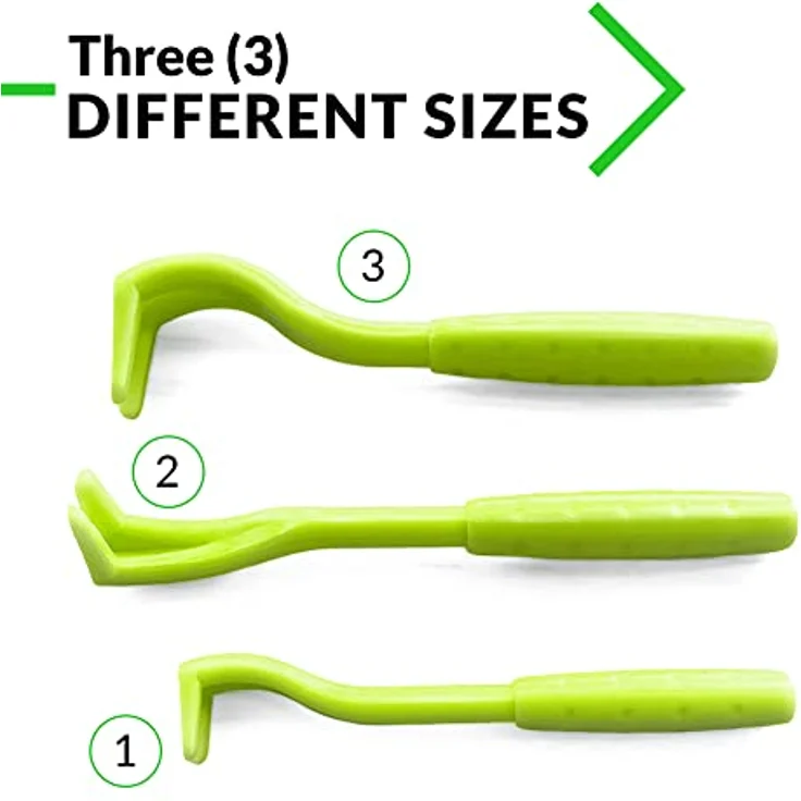 MYDAISY 3er-Set Zeckenzange für Hunde, Zeckenhaken für Mensch und Katze, ergonomisch und hautschonend, für alle Zeckengrößen – Bild 4