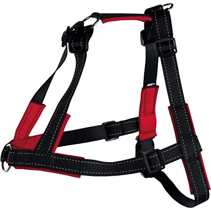 TRIXIE, Lead'n'Walk Soft Erziehungsgeschirr schwarz L-XL – Bild 2