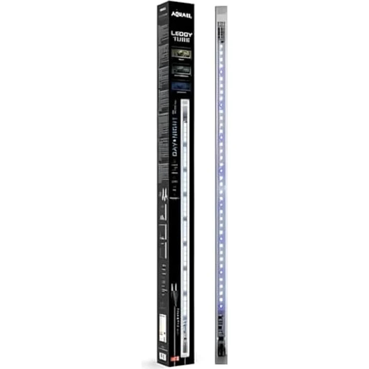 Aquael LEDDY TUBE SUNNY D&N 2.0, 14 Watt LED Aquariumleuchte mit Tag- und Nachtfunktion, 700 mm, 7000 Kelvin – Bild 2