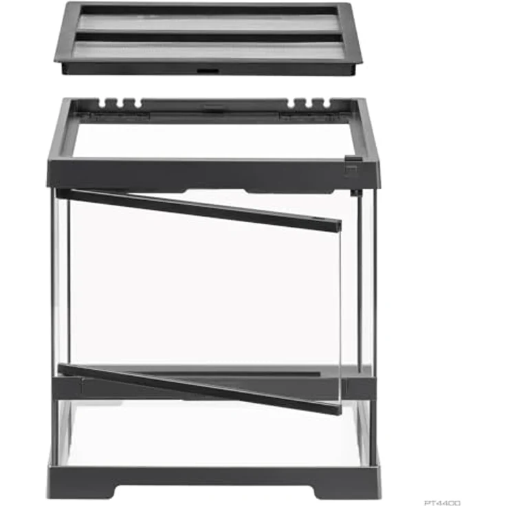 Exo Terra Pro Terrarium, Monsoon-kompatibles Terrarium mit tiefem wasserdichtem Boden und einstellbarem Belüftungssystem – Bild 2