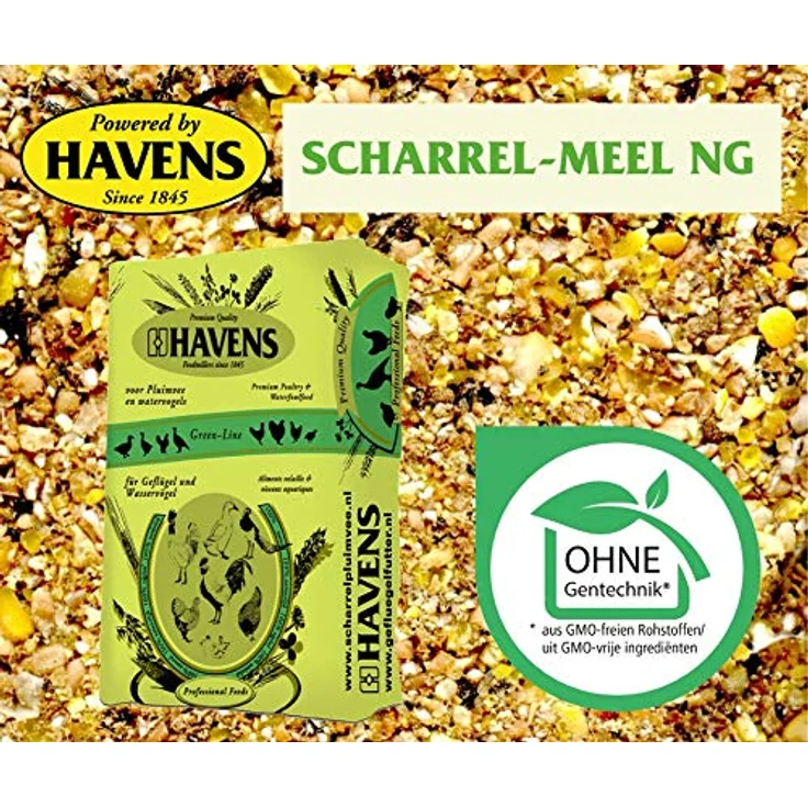 Havens Scharrel-Mehl NG, Legemehl GVO-frei mit hohem Eiweißgehalt und wichtigen Vitaminen, 25kg – Bild 2