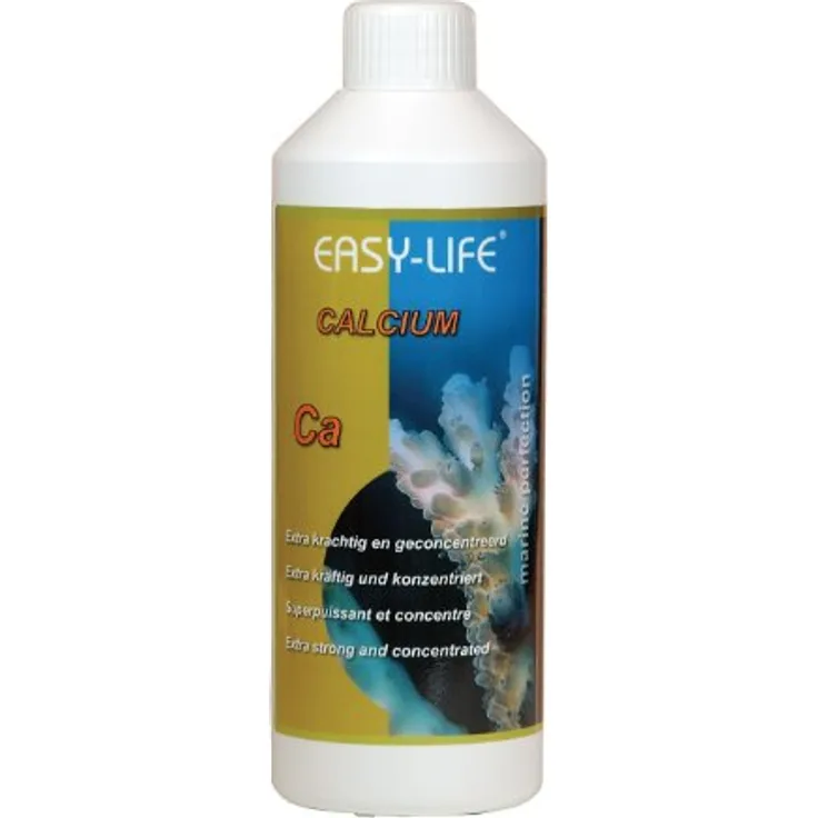 Easy Life Calcium, zusätzliches Kalzium für prächtige Korallen, konzentrierte 500 ml Wasseraufbereitung