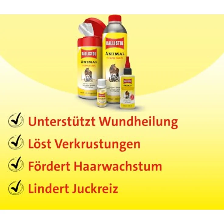 Kerbl Pfotenpflege BALLISTOL Tierpflegeöl Animal, 100 ml für empfindliche Haut und Pfotenpflege, hohe Verträglichkeit – Bild 6