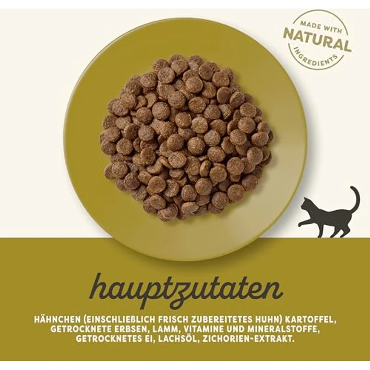 Applaws Trockenfutter Katze Adult, Huhn mit Lamm, getreidefrei, 2 kg – Bild 2