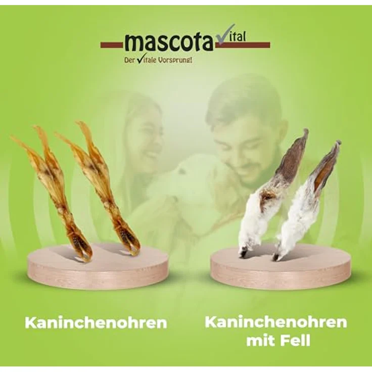 Mascota vital Kaninchenohren, getreidefreier Hundesnack für sensible Tiere, 200g – Bild 7