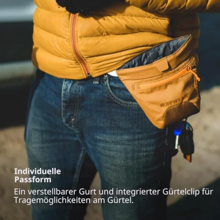 Ruffwear Treat Trader, Leckerlibeutel mit Magnetverschluss und verstellbarem Gurt, River Rock Green – Bild 3
