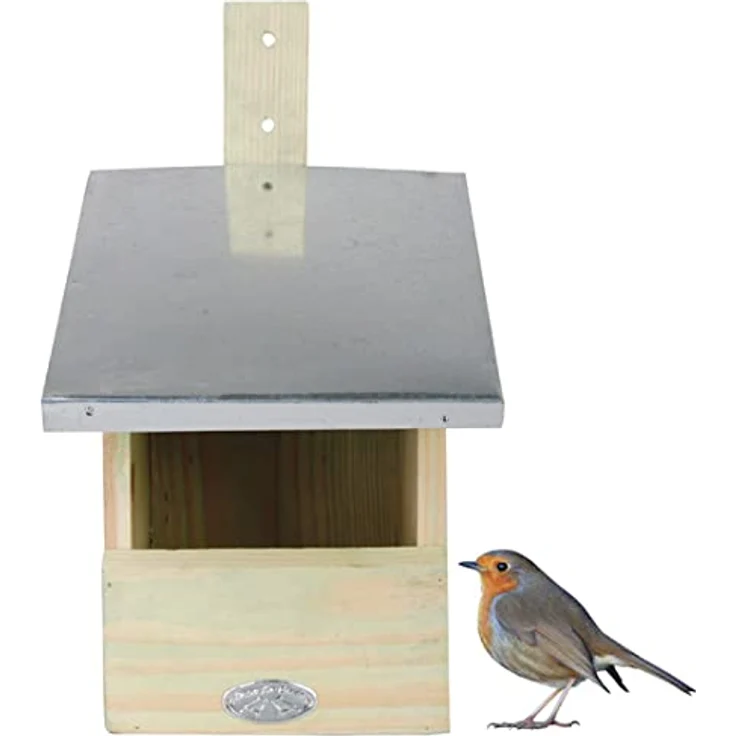 Esschert Design Nistkasten, Vogelhaus Rotschwänzchen, ca. 19 cm x 21 cm x 33 cm – Bild 2