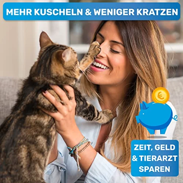 BluePet Mini Krallenschere, kleiner Nagelschneider für Katzen, Hunde, Kaninchen & Welpen, sicher und schmerzfrei, präziser Schnitt – Bild 5