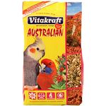 Vitakraft vk21644-v0parent, Vogelfutter für Australische Papageien, 750g, Qualitätsprodukt im 2er Pack