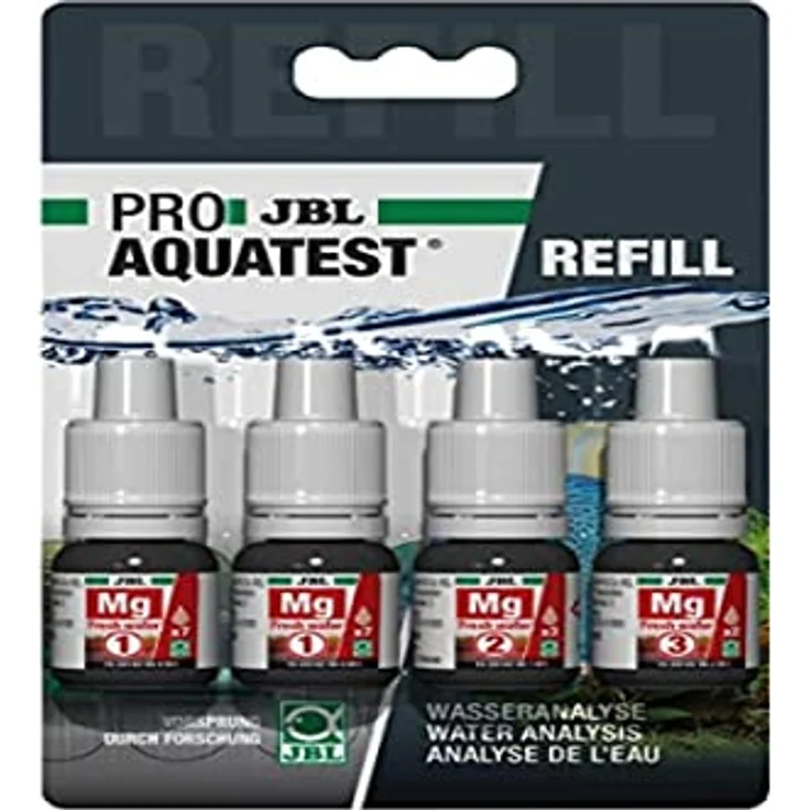 JBL ProAquaTest Mg, Aquarium-Wassertest für Magnesium, Labor-Komparatorsystem für ca. 60 Messungen, inkl. Glasküvetten und Reagenzien – Bild 1