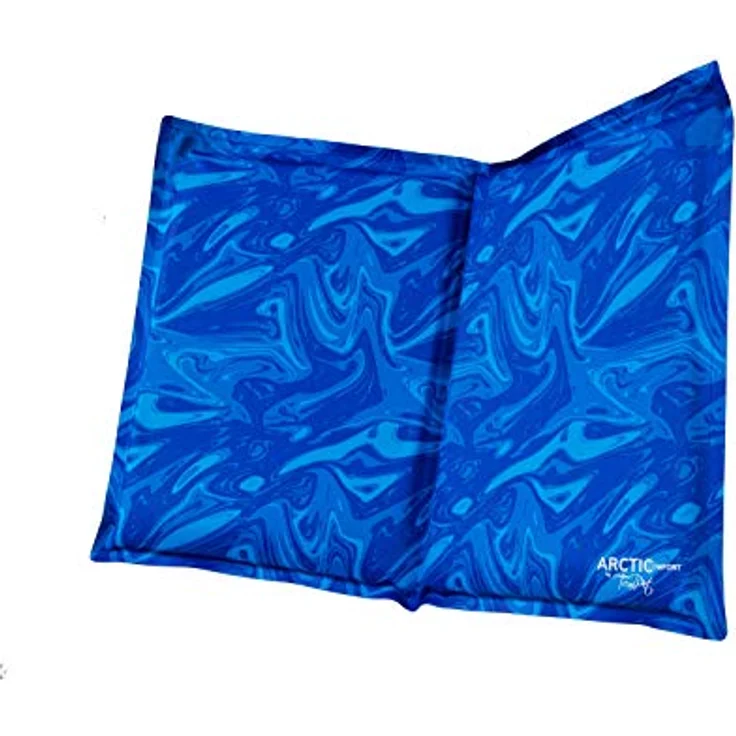 TrendPet Arctic Comfort - 20mm Premium Kühlmatte für Hunde, selbstkühlende Matte mit extra dickem Schaumstoff, 5 Größen, 50x35cm – Bild 1