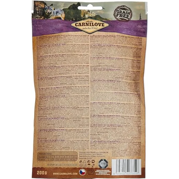 CARNILOVE Quail Oregano Soft Snack für Hunde, 3er Pack, 3 x 200 g, mit exotischem Fleischgeschmack und Verdauungsunterstützung durch Oregano – Bild 3