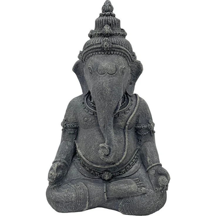 HOBBY Aquariendeko Mitra, fernöstliche Tempelstatue aus wasserneutralem Polyresin, 12 x 8 x 20 cm