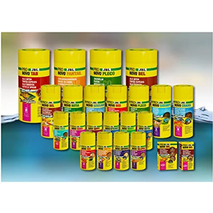 JBL PRONOVO BEL FLAKES, Hauptfutter für Zierfische 8-20 cm, Präbiotische Flocken mit natürlichen Rohstoffen, 100 ml – Bild 3