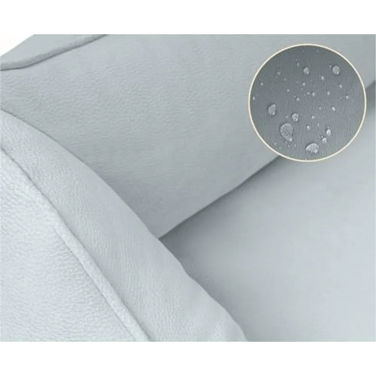 Knuffelwuff orthopädisches Hundebett Oliver, M-L - Petrol | Memory Foam | Easy Clean Wildlederoptik | wasserabweisend waschbar | gelenkschonend für kleine bis große Hunde – Bild 3