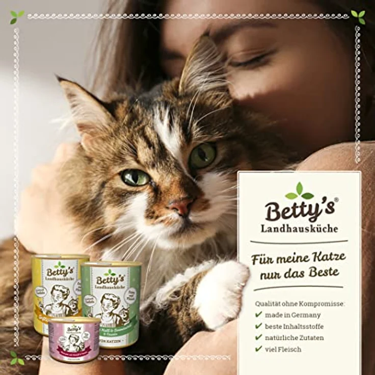 Boswelia Betty's Landhausküche Frischebeutel Pouches Nassfutter Katze, Geflügel PUR mit Borretschöl, 12 x 100 g, getreidefrei, schonend gegart, hohe Bioverfügbarkeit – Bild 4