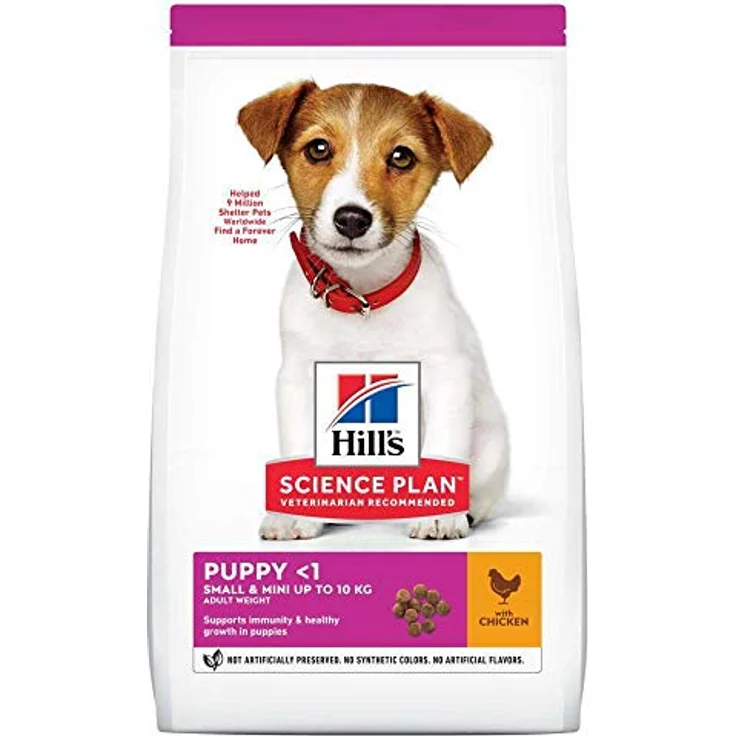 Hill's Hundefutter Small and Miniature Puppy, 3 kg, artgerechtes Trockenfutter mit extra kleinen Krokette, hohe Fressakzeptanz – Bild 1