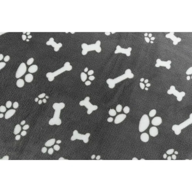 Trixie Kenny Decke, Plüsch, 75 × 50 cm, grau – Bild 8