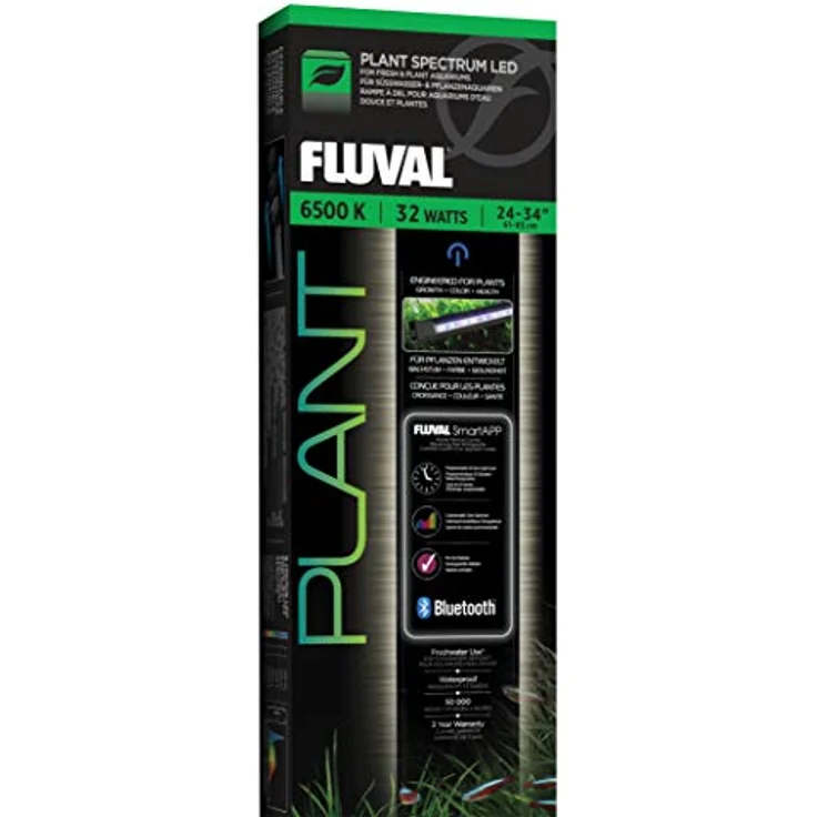 Fluval Plant 3.0, LED Aquariumbeleuchtung mit 32 W, programmierbarem 24-Stunden-Lichtzyklus und anpassbarem Farbspektrum – Bild 1