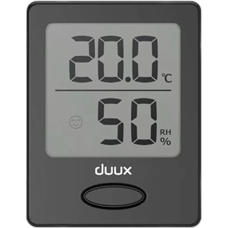 Duux Sense Thermometer und Hygrometer 2-in-1, Digitales Luftfeuchtigkeitsmesser für Innen mit Magnet & Aufhängeloch, präzise Messung von Temperatur (-40-60⁰C) und Luftfeuchtigkeit (10-99%) – Bild 3