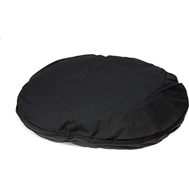 Karlie Kissen oval L: 70 cm B: 56 cm H: 8 cm grau-schwarz – Bild 3